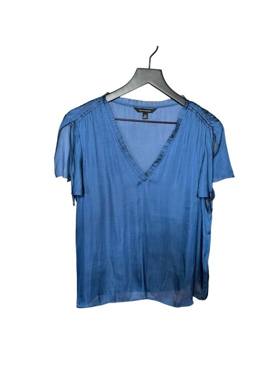 Banana Republic Tops - Banana Republic Blue V Neck Women Top SZ M